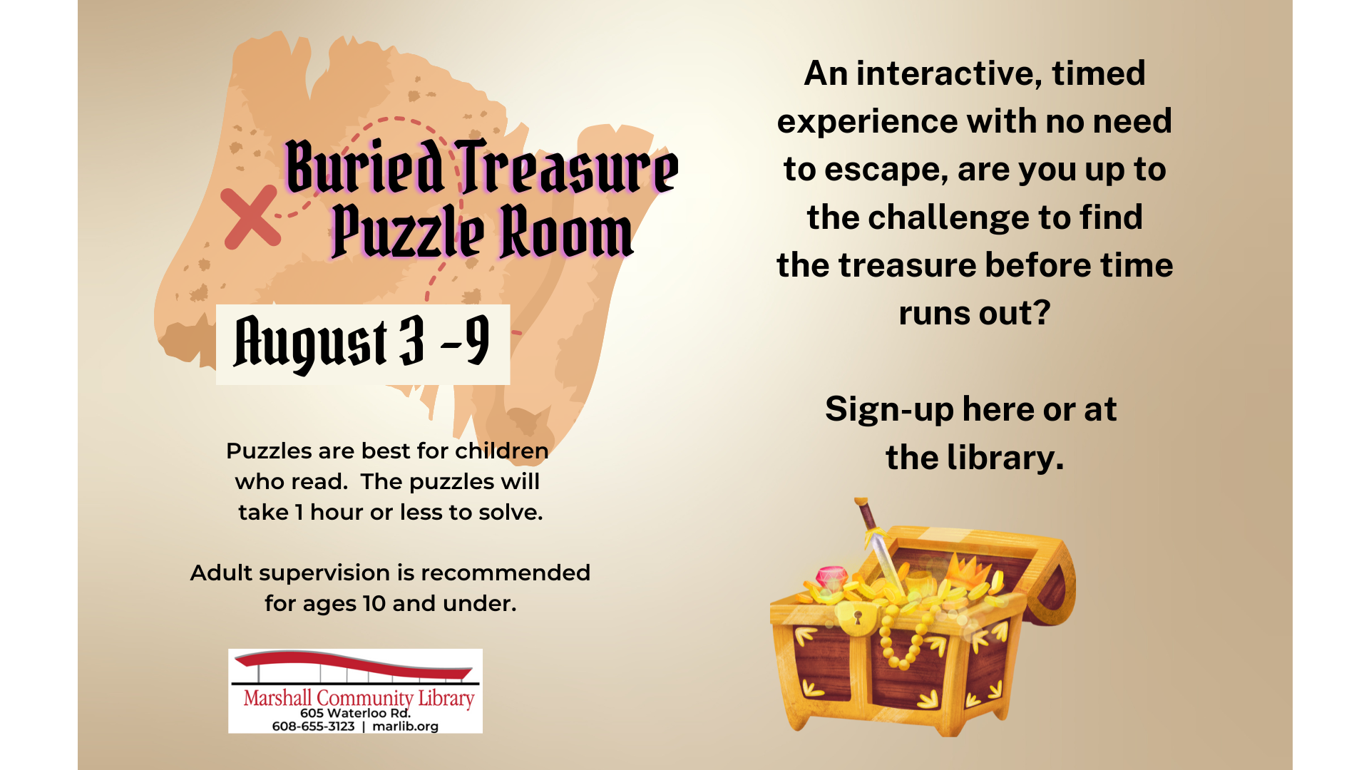 Buried Treasure Puzzle Room
