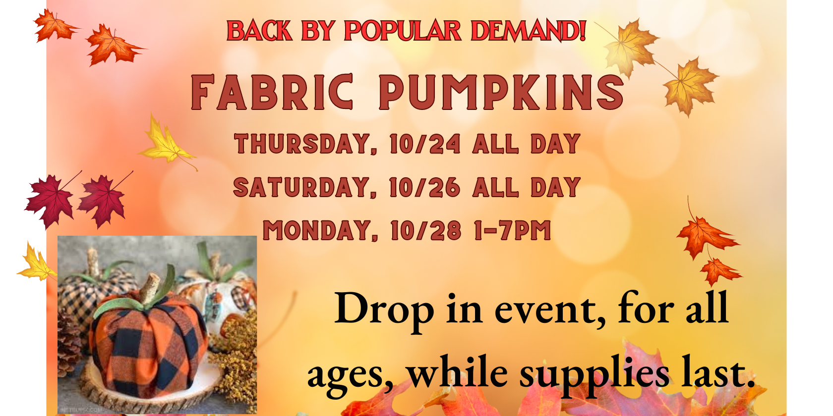 Fabric Pumpkins